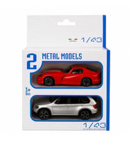 1:43 Street Fire Çiftli Arabalar 2'li Set