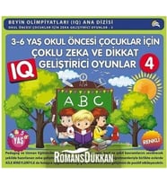 - 6 Yaş Okul Öncesi Çocuklar İçin Zeka ve Dikkat Geliştiren Oyunlar ( 4 Kitap Set)