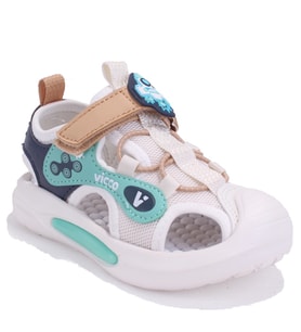 Vicco 332P25Y221 Rocket Bej Ortopedik Günlük Işıklı Erkek Çocuk Spor Sandalet