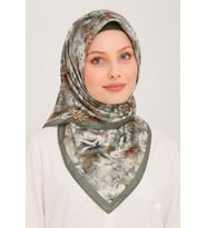 Miray Nevada Büyük Boy Organik Pamuk Eşarp - 120 x 120 - 06580