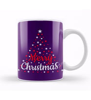 Yılbaşı Yeni Yıl Konseptli Merry Christmas 04 Kupa Bardak Porselen