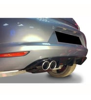 Vw Scirocco Mk3 Sport Difüzör Piano Black Sol Çift Egzoz Çıkışlı 2008 2009 2010 2011 2012 2013