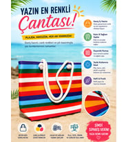 Plaj Çantası I Plaj, havuz, tatil, piknik