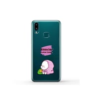Samsung Galaxy A10s Kılıf Çiçek Desenli Baskılı Kılıf - 110