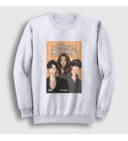 Presmono Unisex Beyaz Lim Ju Kyung True Beauty Sweatshirt 475891tt