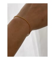 925 Ayar Gümüş Gold Bileklik