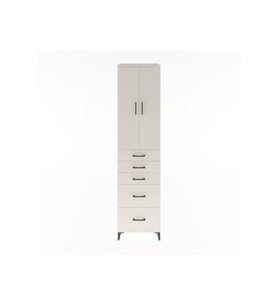 Hyperion Dolap 3 Raflı 5 Çekmeceli 2 Kapaklı 60x44x243 Aytaşı-Aytaşı