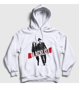 Presmono Unisex Beyaz James Spader The Blacklist Kapüşonlu Sweatshirt 183381tt