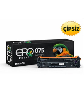 Canon CRG-075BK Çipsiz Muadil Toner