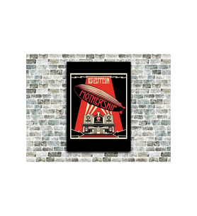 Led Zeppelin Ahşap Tablo