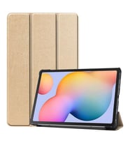 Huawei Mate Pad Pro 10.8 Fuchsia Smart Cover Standlı 1-1 Kılıf (Gold)