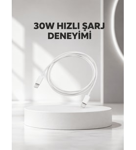 Yüksek Saflıkta Bakır Çekirdekli 30W Hızlı Şarj Kablosu