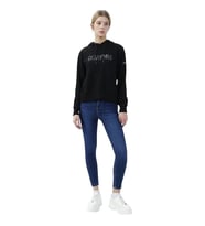 Columbia Cs0300 Stencil Hoodie Kadın Sweatshirt (Siyah)