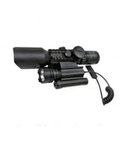 3-10x42  Zoomlu Av Tüfeği Dürbünü  Lazeri Zenon Fenerli M9