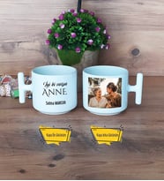 Anneye Doğum Günü Hediyesi Kupa Bardak T Fotoğraflı Anneler Günü Hediyesi