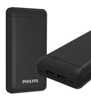 Philips DLP1720 CB 20.000 Mah 2XUSB Port Çıkış TYPE-C Micro-USB Powerbank Hızlı Şarj Slim