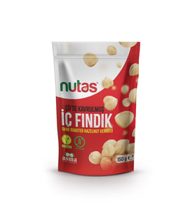 Nutas Çifte Kavrulmuş İç Fındık - 150g Doypack