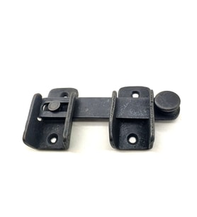 Antika Tarz Dekoratif Pirinç Kapı Mandalı - 57x115 Mm, Oksit