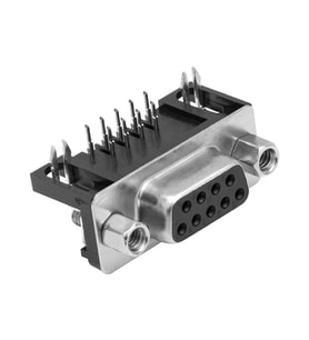 Powermaster PM-7399 9 Pin Dişi D-SUB 90 Derece Konnektör