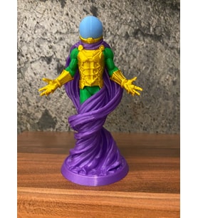 Marvel Spider-Man Miles Morales Büstü 13 cm 3 Boyutlu Baskı Dekoratif Figür