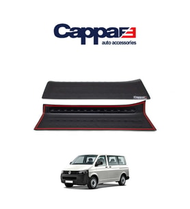 CAPPAFE Volkswagen T5 Transporter Kapı Eşiği (ABS) 2 Parça Mat Siyah 2009-2014
