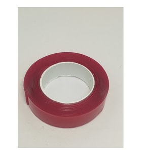 hagiki (12 adet) Silikonlu Çift Taraflı Montaj Bandı 18mm X 2mt Kırmızı Bant(12 adet)