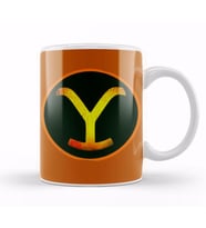 Yellowstone Logo GIFT Kupa Bardak Porselen