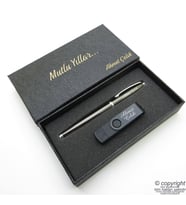 16GB. İsme Özel Otg Usb Bellek + Scrikss İsme Özel Kalem Seti - Titanyum