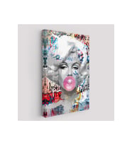 Marilyn Monroe Graffiti Pop Art Duvar Tablosu-6471