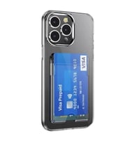 Coverzone iPhone 15 Pro Max ile Uyumlu Kartl?kl? ?effaf Kamera Koruma Y�kseltisi Z-Serta Silikon Anti-?ok �zellikli K�?eleri Airbag ?effaf Telefon K?l?f?