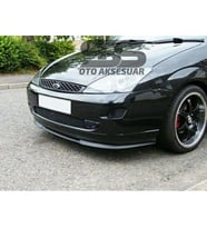 Ford Focus Mk1  1999–2004 Cupra R Uyumlu Ön Lip Mat Siyah Ön Tampon Lip