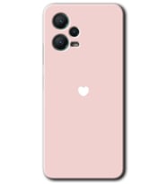 Redmi Note 12 5G Kılıf HD Desen Baskılı Kılıf - Sade Kalp