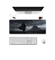 SonicTouch Klavye Mousepad 32x70cm Dikişsiz Pürüzsüz Sıvı Geçirmez Kaymaz Taban Fırtına Muhafızı