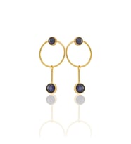 Kadir Jewellery 22 Ayar Altın Kaplama Kadın Sallantılı Küpe -El İşçiliği Ve Hipoalerjenik Küpe