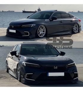 Honda Civic Fe Kasa Batman Yarasa Ayna Kapağı Piano Black / 2019 Sonrası