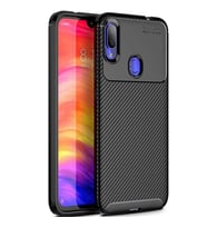 Xiaomi Redmi Note 7 Kılıf Esnek Soft Karbon Tasarım Legion Serisi (Siyah)