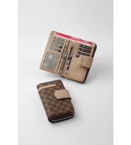 Monogram Kadın Orta Boy Cüzdan 65256MP Kahve-Vizon (KAHVE-VIZON)