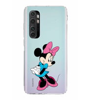 Xiaomi  Mi Note 10 Lite  Kamera Korumalı Kapak Minnie Mouse Tasarımlı Şeffaf  Kılıf