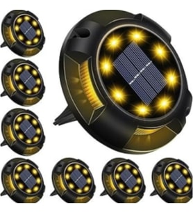 Solar Güneş Panelli LED Bahçe Ledi (4'lü)