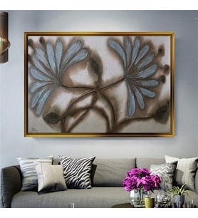 Altın Çerçeveli dekoratif tablo a1028 (Gold)