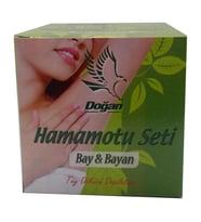 Hamamotu Seti Tüy Dökücü Toz Bay Bayan 100 Gr Kase Spatula Kolonyalı Mendil