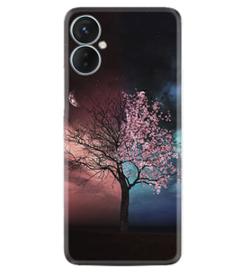 Tecno Spark 9T Kılıf Resimli Desenli Silikon Platinium Series Heaven Tree 1859