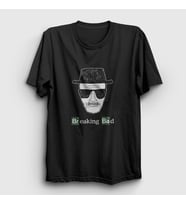 Presmono Unisex Siyah Heisenberg V2 Breaking Bad T-Shirt 184801tt