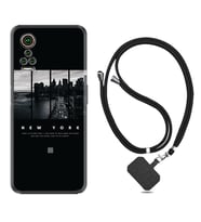 General Mobile GM 21 Pro GM 22 Pro Plus Kılıf Boyun Askılı Silikon New York 1612