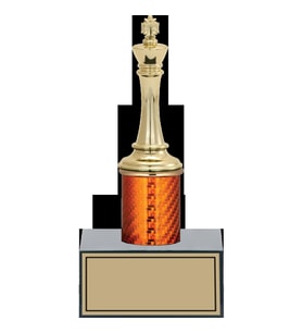 ODAK KUPA - Figürlü Kupalar - Satranç Figürlü Kupalar FG-003 B - 19 cm
