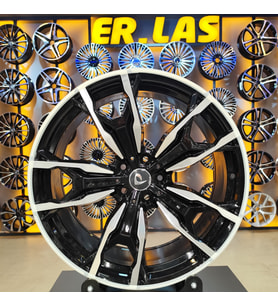 2 Adet BKY-0204 9,5*20 5*112 ET40 66,6 BLACK MACK JANT (Takım)