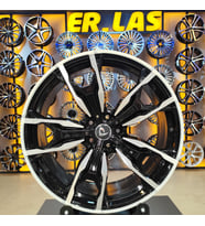 2 Adet BKY-0204 9,5*20 5*112 ET40 66,6 BLACK MACK JANT (Takım)