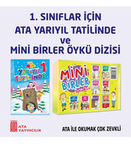 1.Sınıf Ata Yarıyıl Tatilinde + Mini Birler Öykü Dizisi (Beyaz)