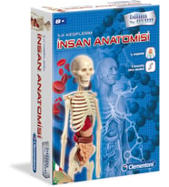 Clementoni 64297 İlk Keşiflerim İnsan Anatomisi (Çok Renkli)