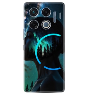 Infinix GT 20 Pro Kılıf Boutique Baskılı Resimli Woman in Tree Pcode -004